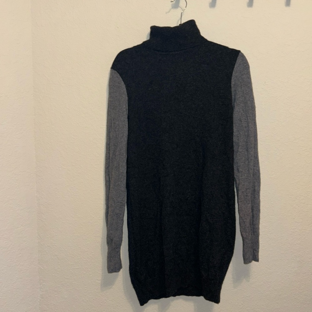 Equipment 100% cashmere grey tunic dress L